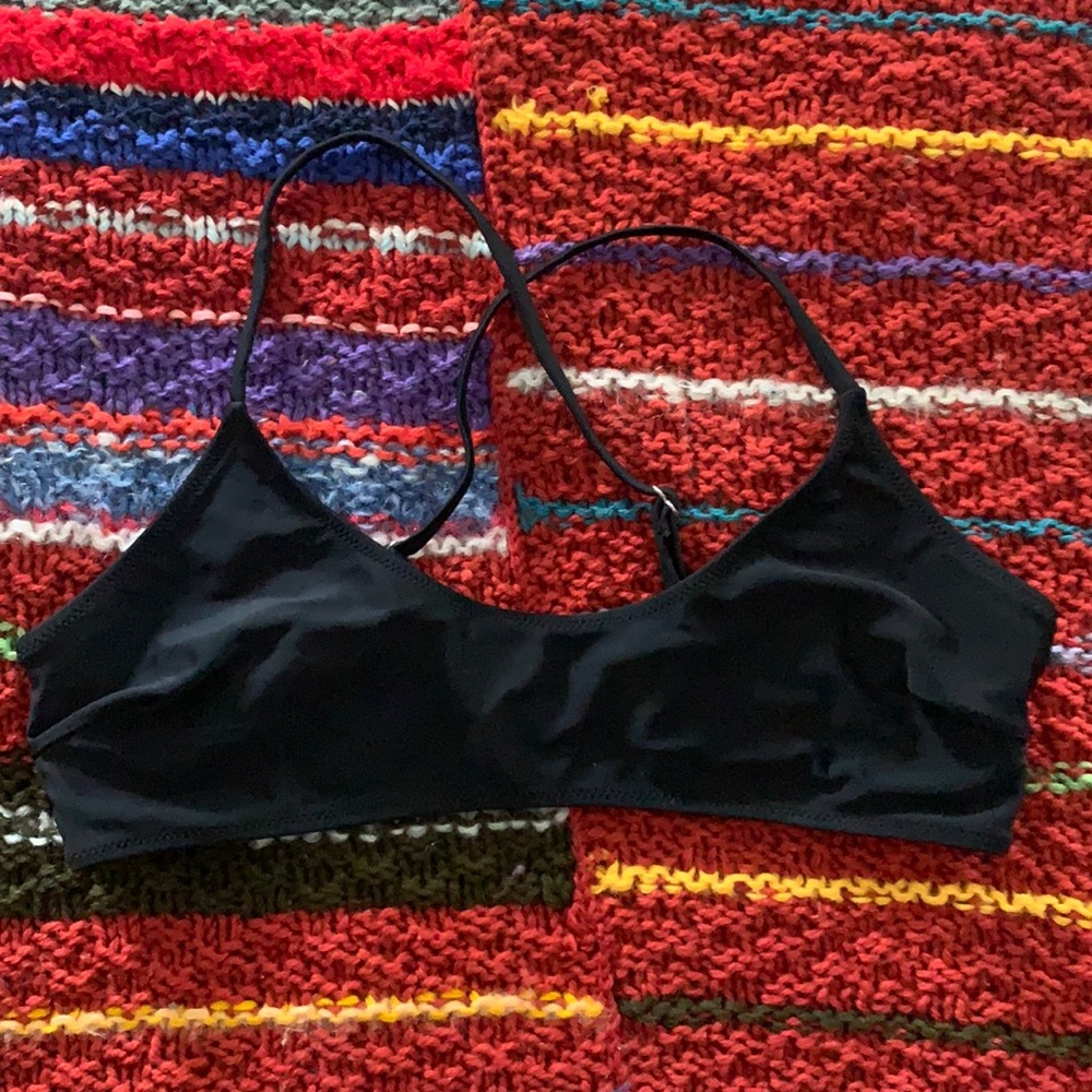 Black ASOS bikini top